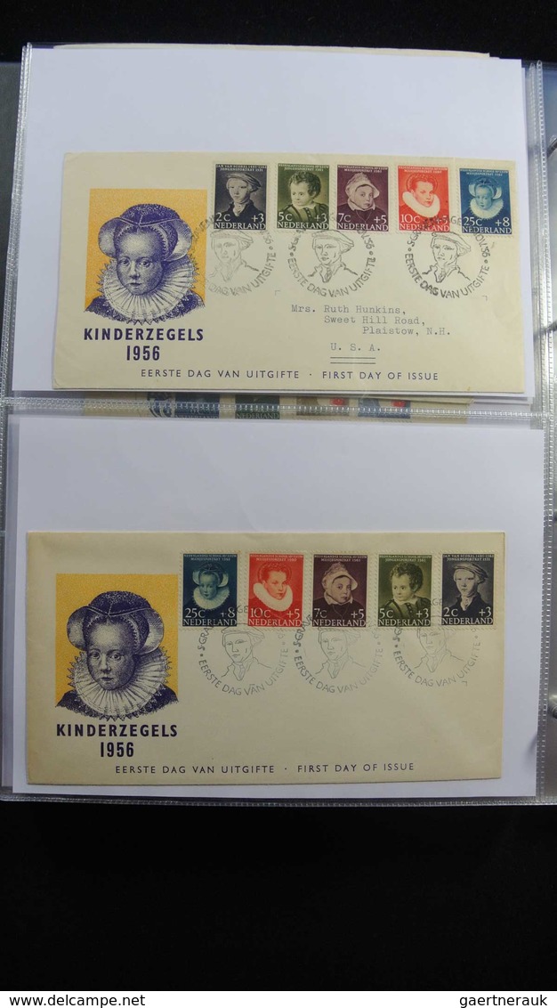 Niederlande: 1936-1960: Very impressive special collection, contains alone 40 pre-runners incl. many