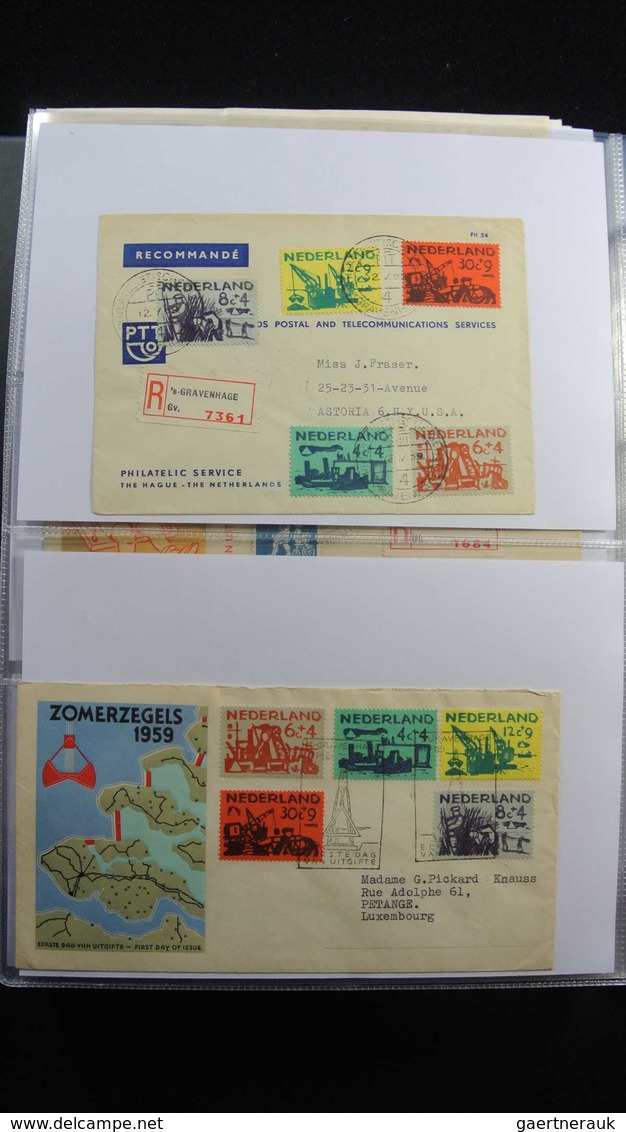 Niederlande: 1936-1960: Very impressive special collection, contains alone 40 pre-runners incl. many