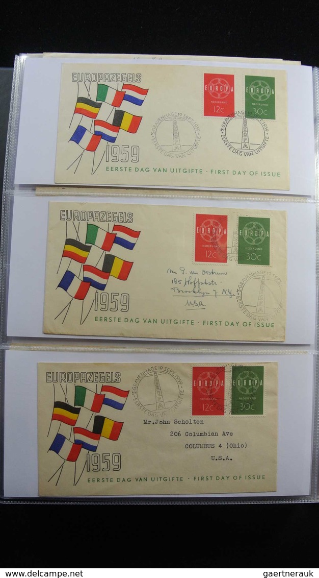 Niederlande: 1936-1960: Very impressive special collection, contains alone 40 pre-runners incl. many