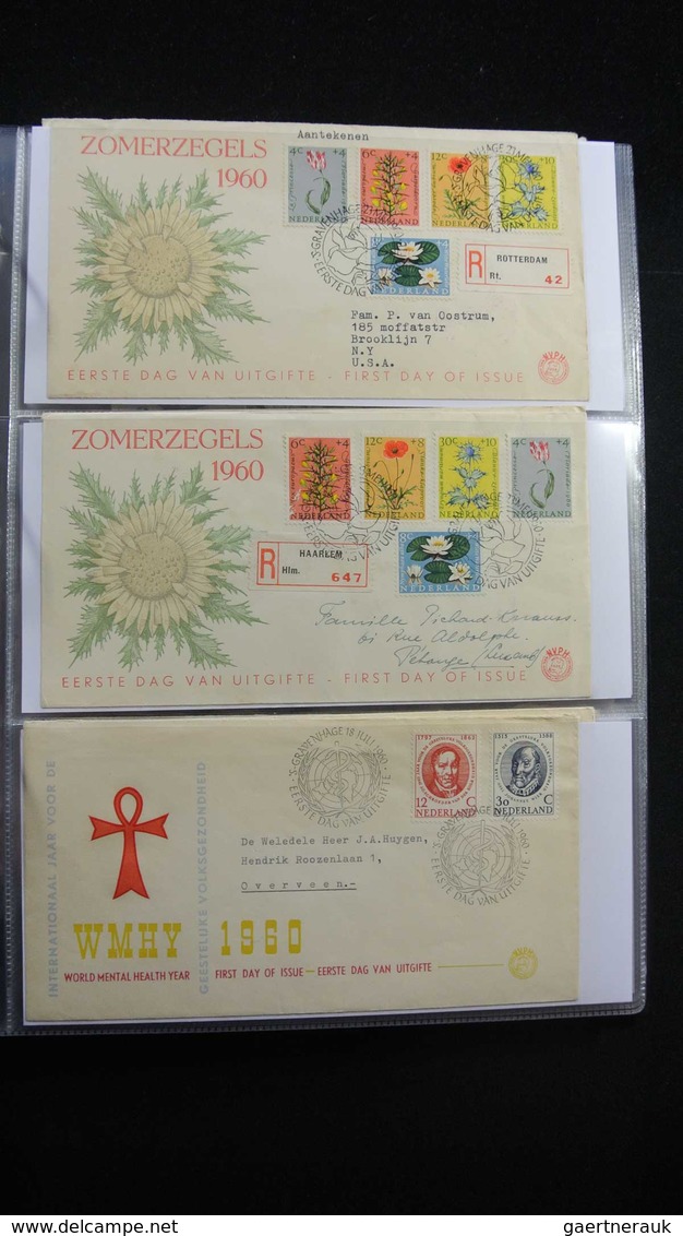 Niederlande: 1936-1960: Very impressive special collection, contains alone 40 pre-runners incl. many