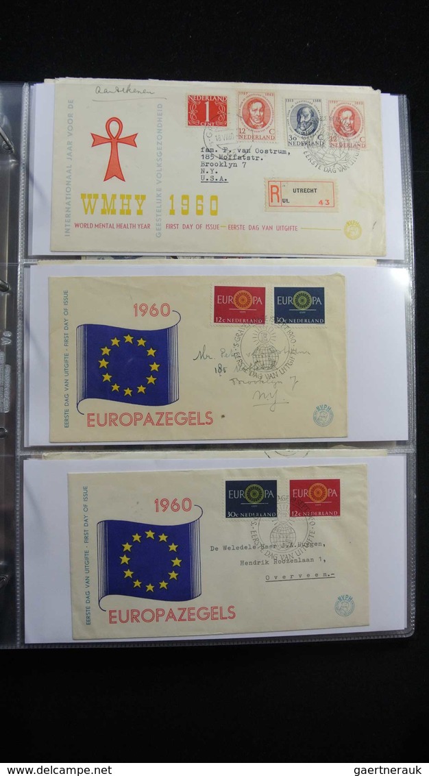 Niederlande: 1936-1960: Very impressive special collection, contains alone 40 pre-runners incl. many