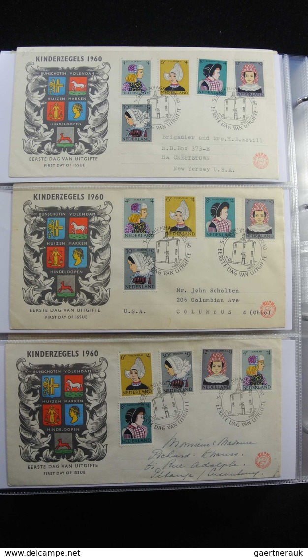 Niederlande: 1936-1960: Very impressive special collection, contains alone 40 pre-runners incl. many