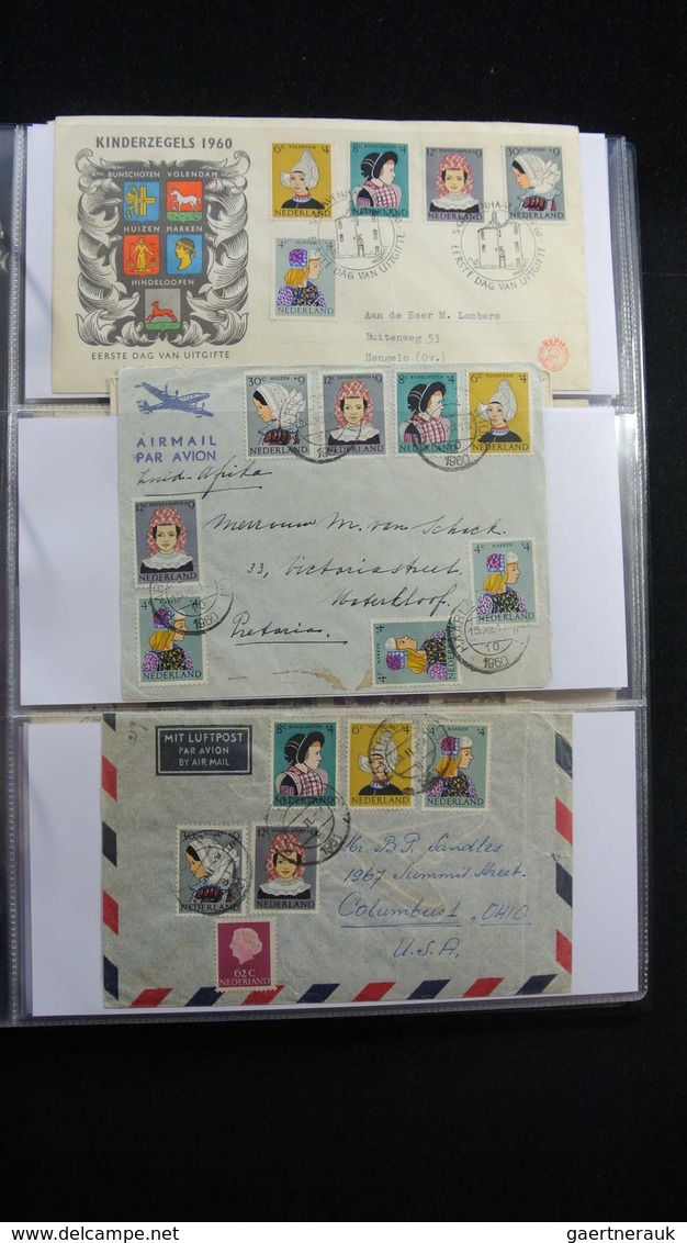 Niederlande: 1936-1960: Very impressive special collection, contains alone 40 pre-runners incl. many