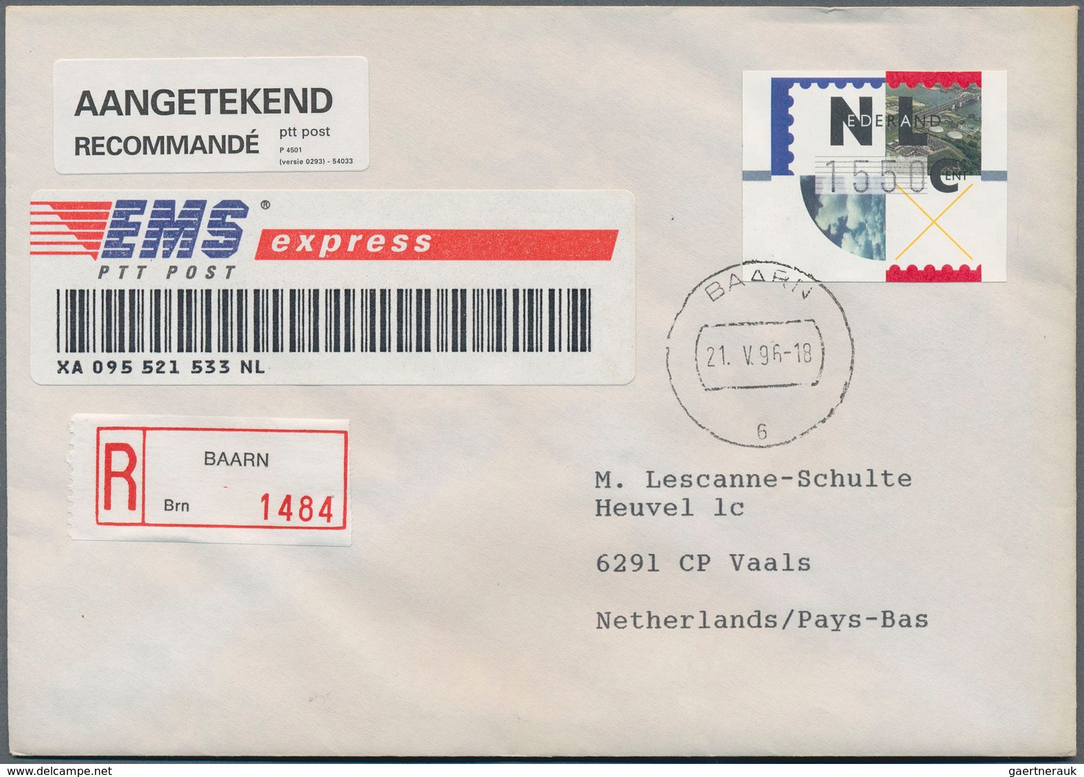 Niederlande - Automatenmarken: 1994/2000: All Mint Stamps Are Valid For Postage. Lot Contains About - Sonstige & Ohne Zuordnung