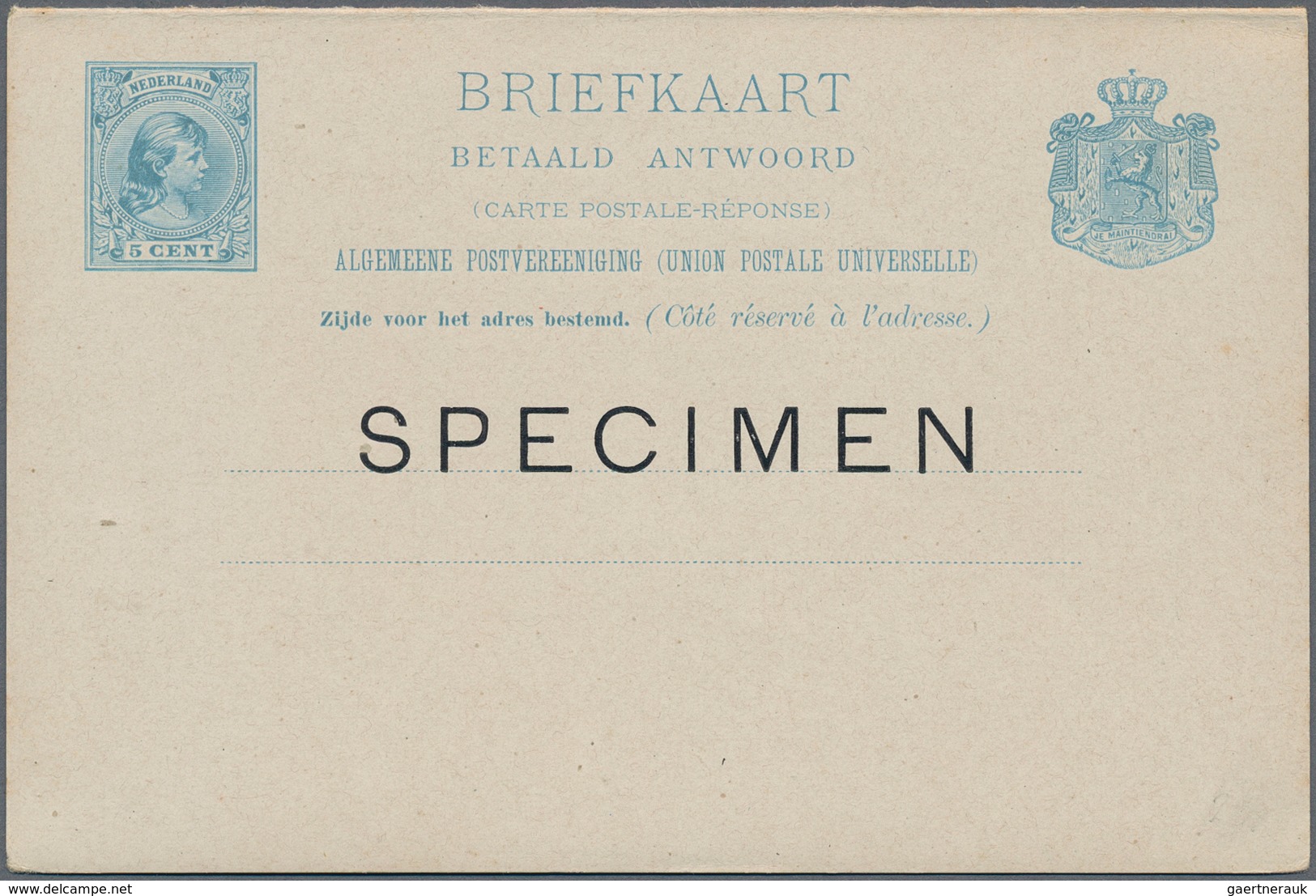 Niederlande - Ganzsachen: 1870/1970 (ca.), lot of apprx. 110 used/unused stationeries, incl. better