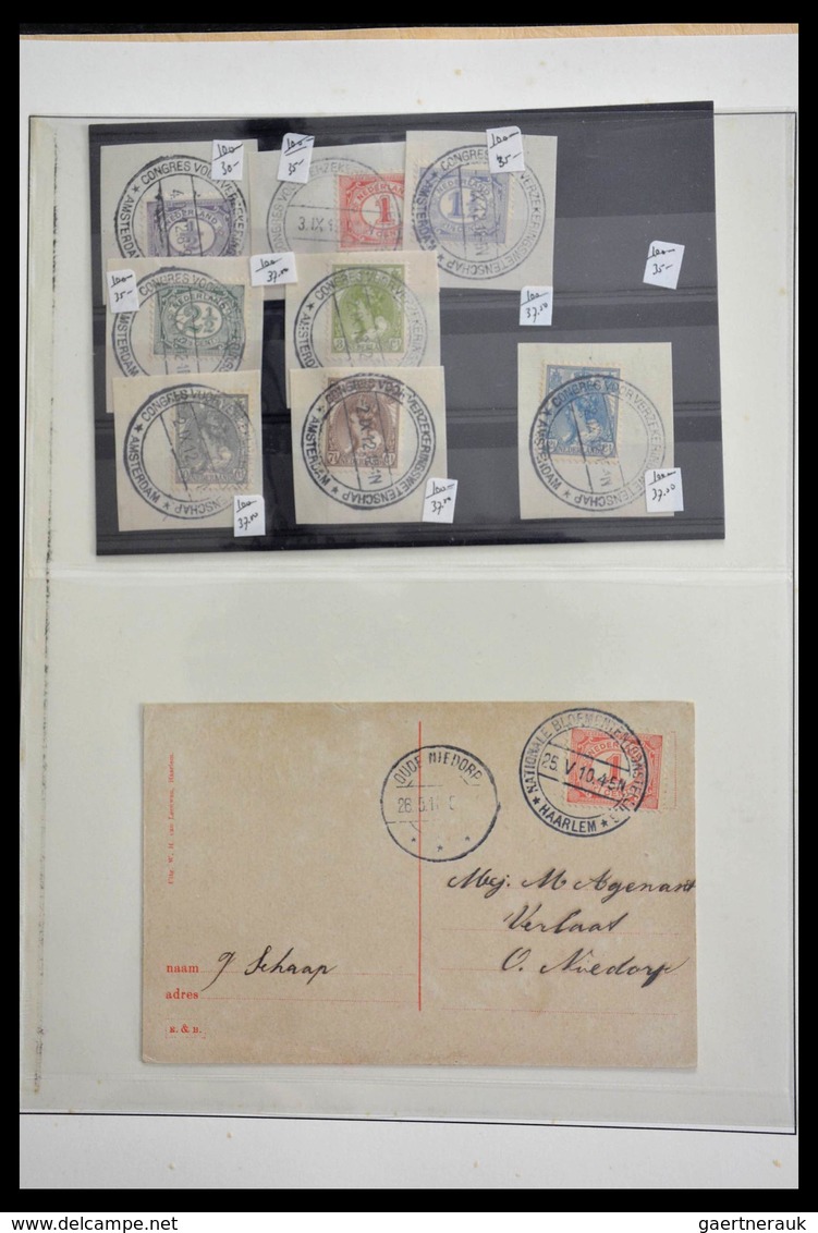 Niederlande - Stempel: 1906-1934: Nice Lot Commemorative Cancels Of The Netherlands 1906-1934 In 2 L - Poststempel