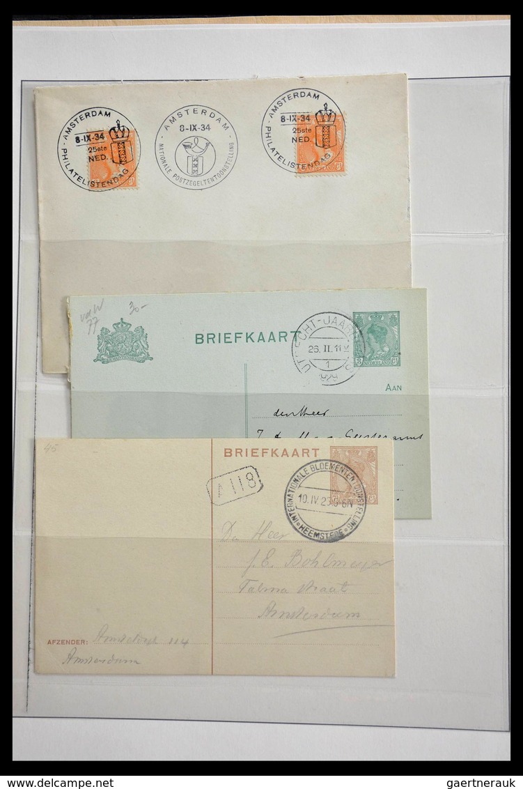 Niederlande - Stempel: 1906-1934: Nice Lot Commemorative Cancels Of The Netherlands 1906-1934 In 2 L - Poststempel