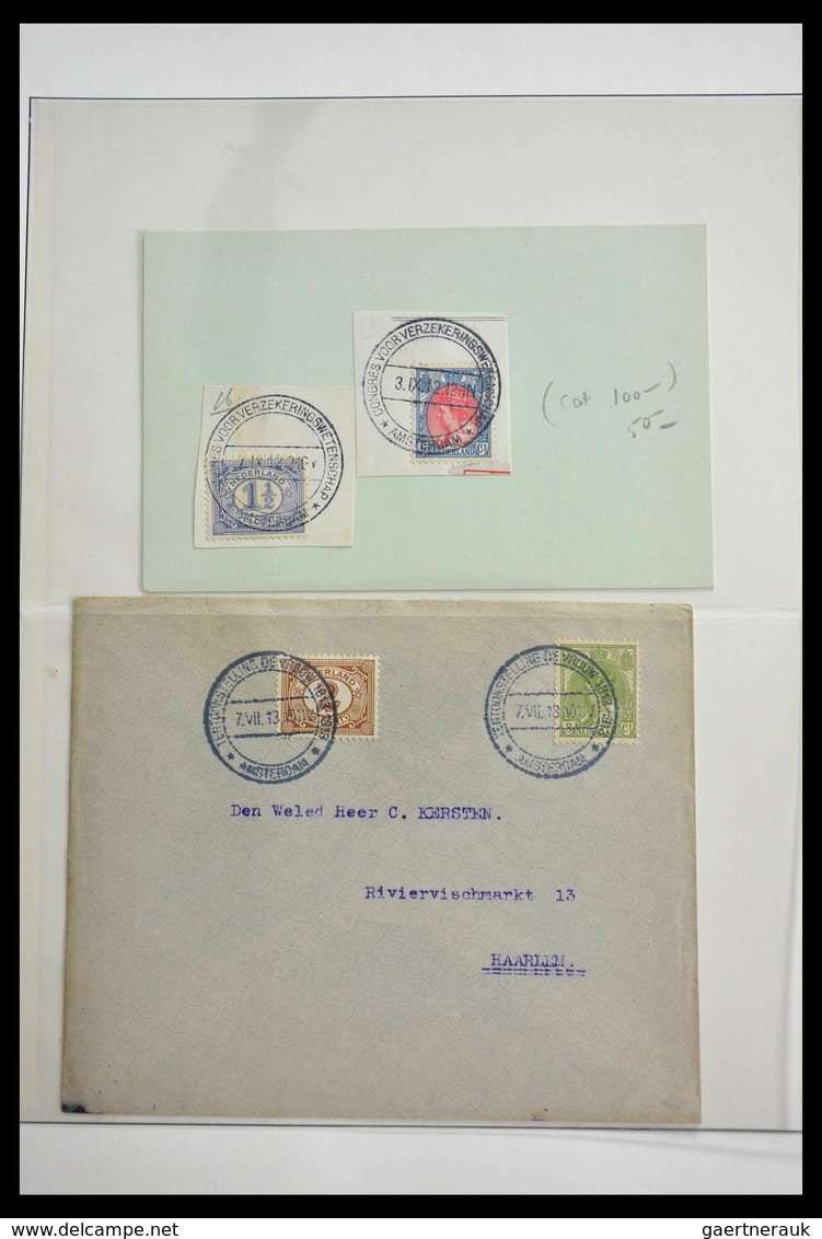 Niederlande - Stempel: 1906-1934: Nice lot commemorative cancels of the Netherlands 1906-1934 in 2 L