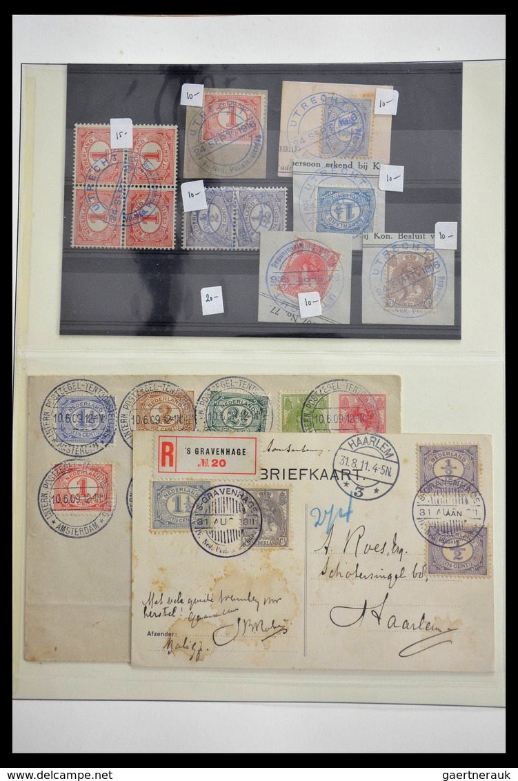 Niederlande - Stempel: 1906-1934: Nice lot commemorative cancels of the Netherlands 1906-1934 in 2 L