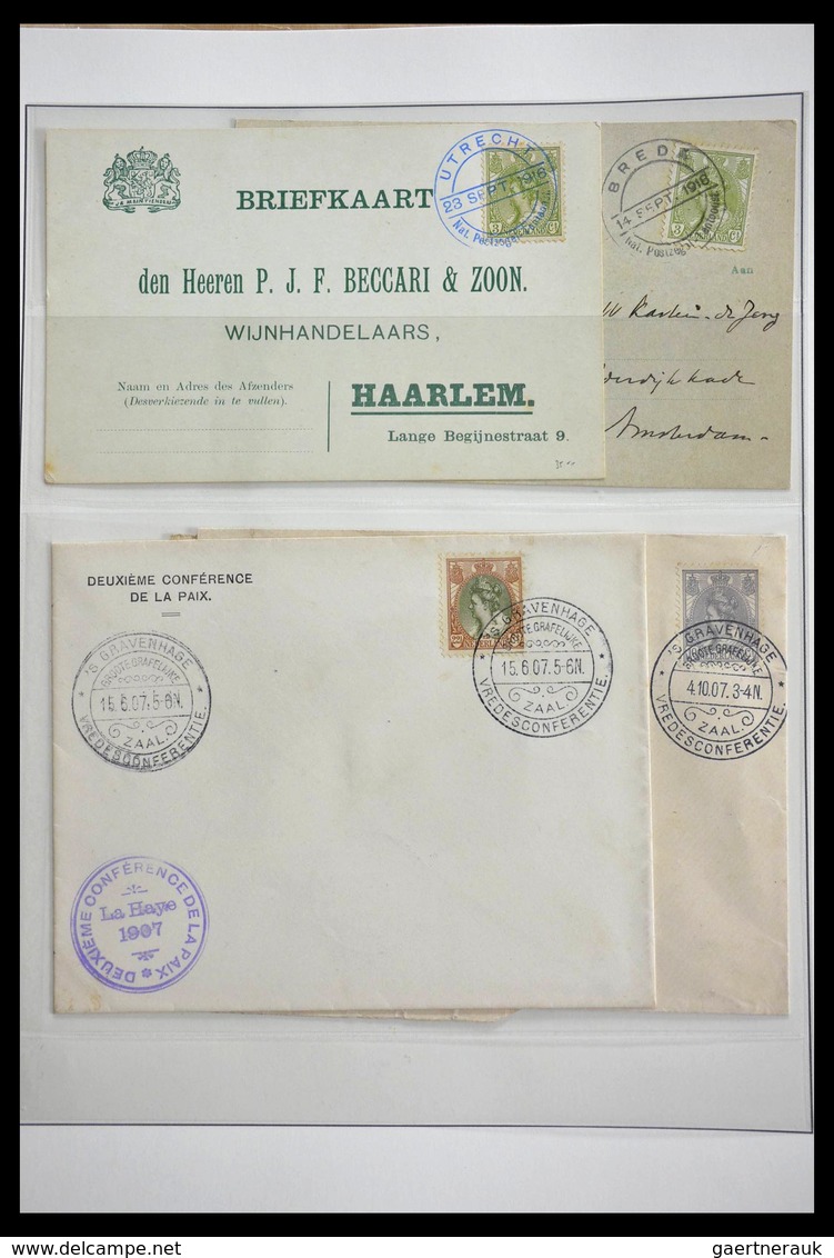 Niederlande - Stempel: 1906-1934: Nice lot commemorative cancels of the Netherlands 1906-1934 in 2 L