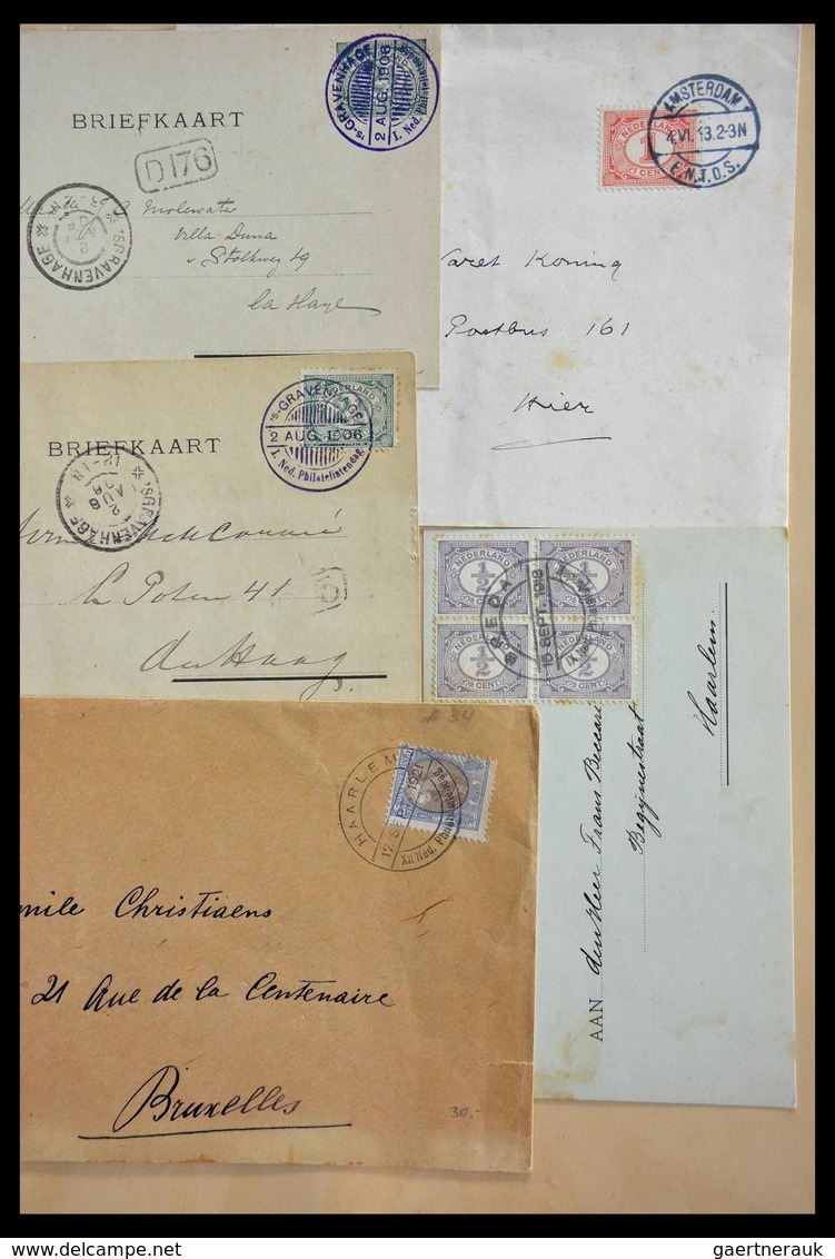 Niederlande - Stempel: 1906-1934: Nice lot commemorative cancels of the Netherlands 1906-1934 in 2 L