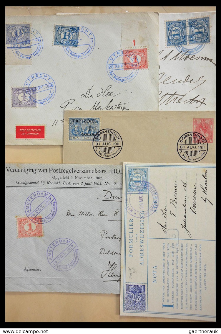 Niederlande - Stempel: 1906-1934: Nice lot commemorative cancels of the Netherlands 1906-1934 in 2 L