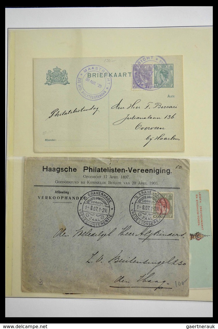 Niederlande - Stempel: 1906-1934: Nice lot commemorative cancels of the Netherlands 1906-1934 in 2 L