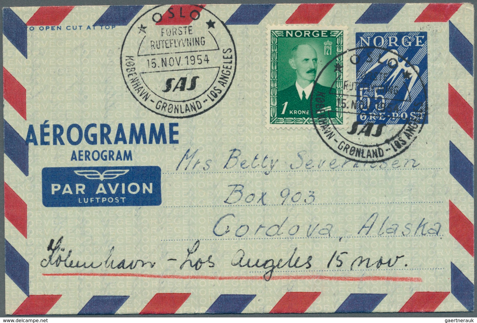 Norwegen - Ganzsachen: 1948/1985 (ca.), AEROGRAMMES: Accumulation With About 1.000 Unused And Used/C - Postal Stationery