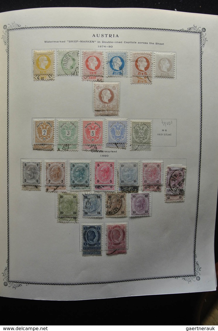 Österreich: 1850-2009: Almost Complete, Mostly Mint Hinged, Partly Double Collection Austria 1850-20 - Collections