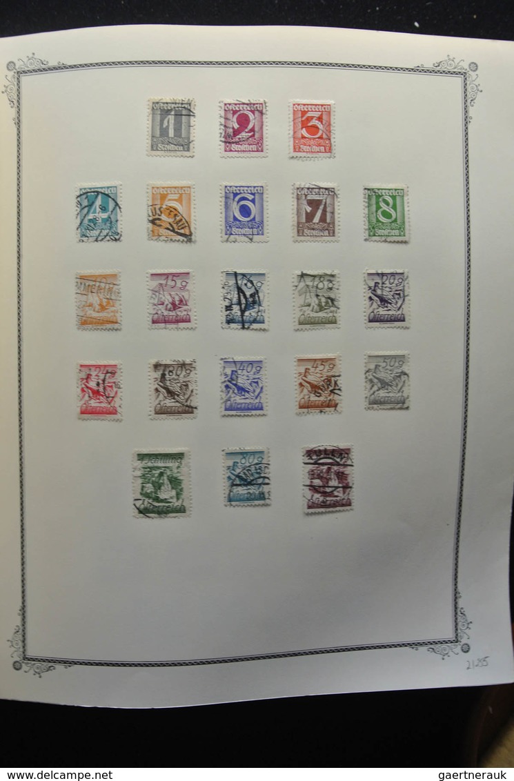 Österreich: 1850-2009: Almost complete, mostly mint hinged, partly double collection Austria 1850-20