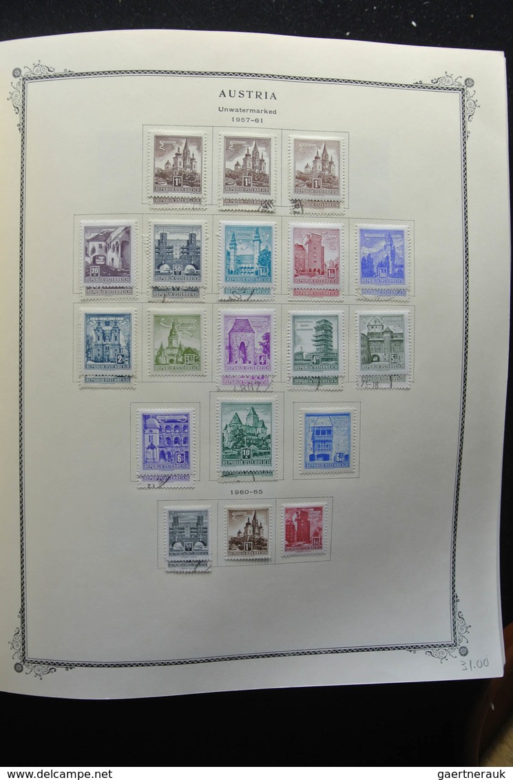 Österreich: 1850-2009: Almost complete, mostly mint hinged, partly double collection Austria 1850-20