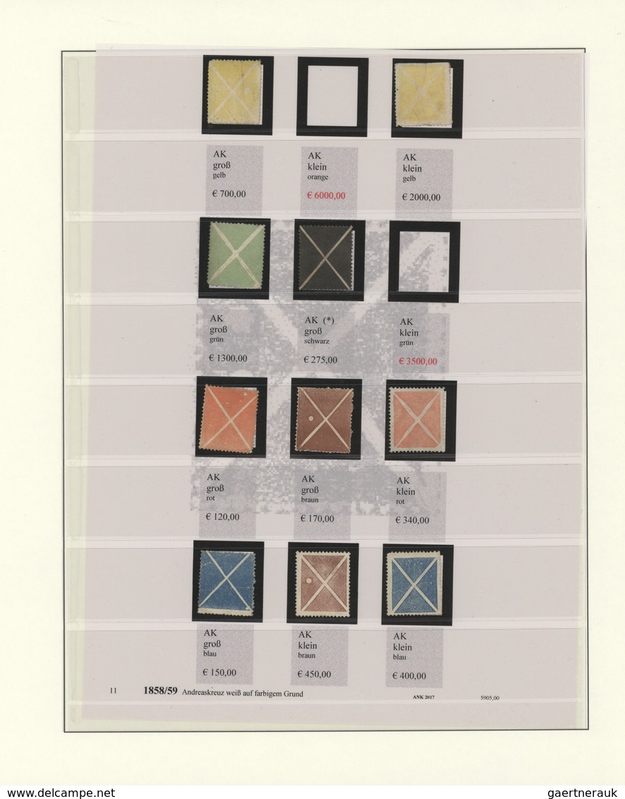 Österreich: 1858/1859, Sammlungspartie MiNr. 10/15 Mit 26 Marken (incl. Ein Wenig L+V) Sowie Zehn An - Collections