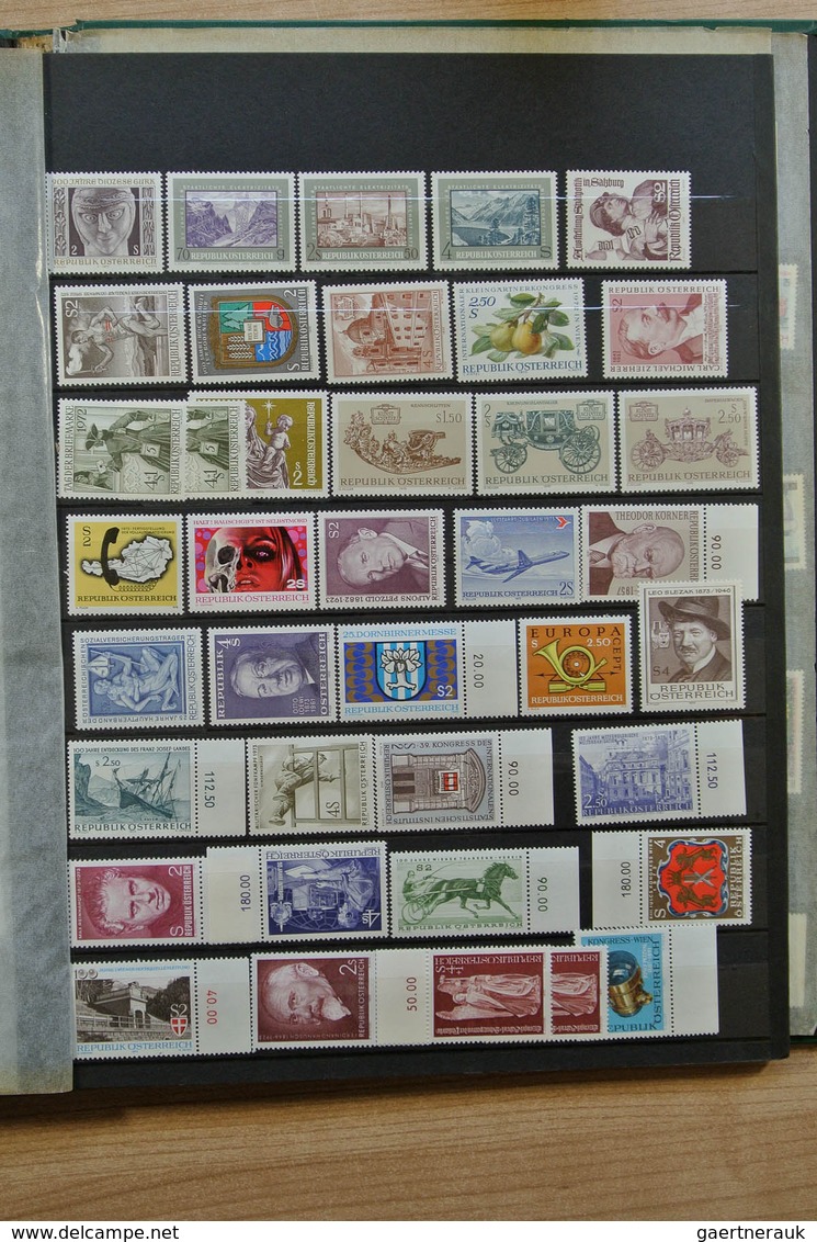 Österreich: 1860-1978. Nice collection/lot with duplication, most of the value is in the duplicated