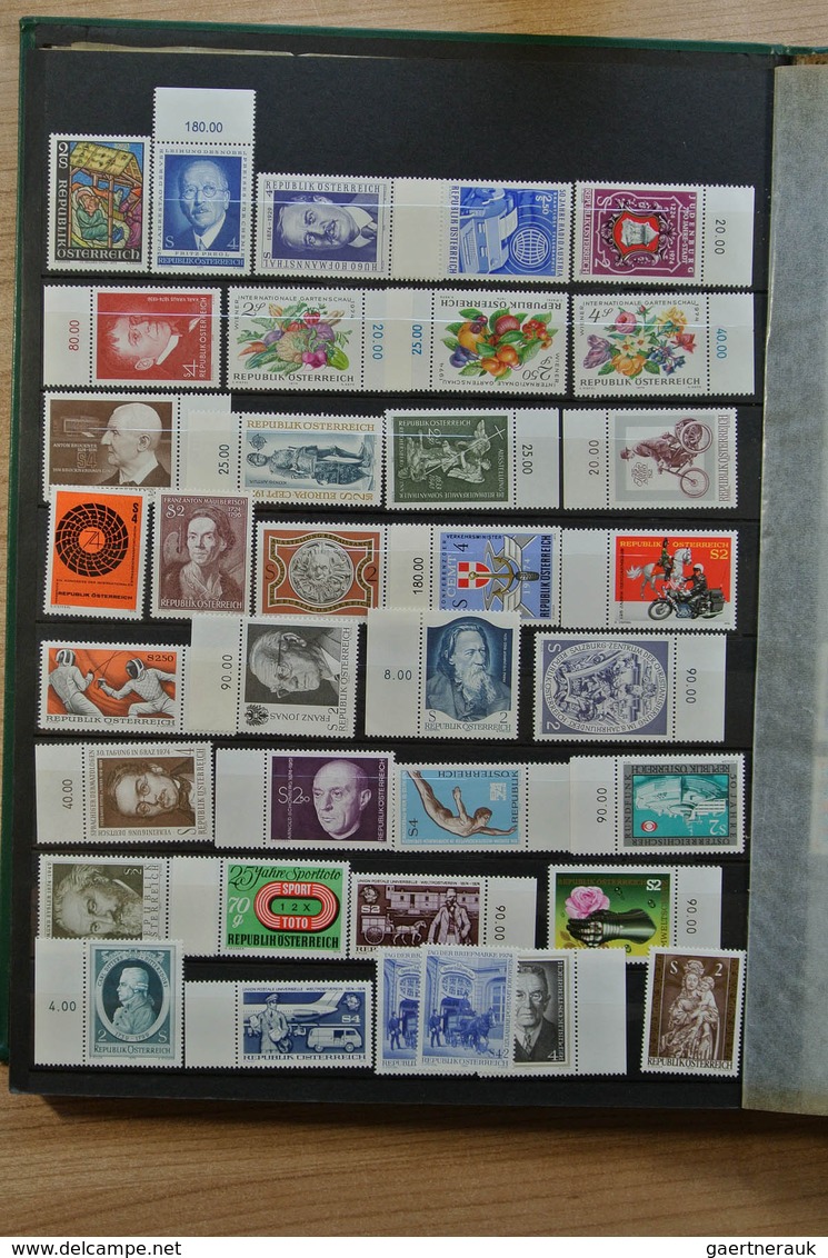 Österreich: 1860-1978. Nice collection/lot with duplication, most of the value is in the duplicated