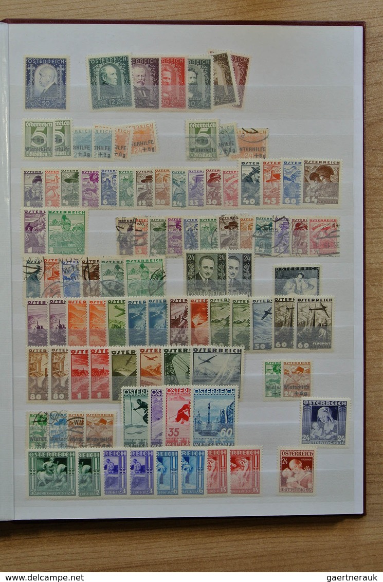 Österreich: 1860-1978. Nice collection/lot with duplication, most of the value is in the duplicated