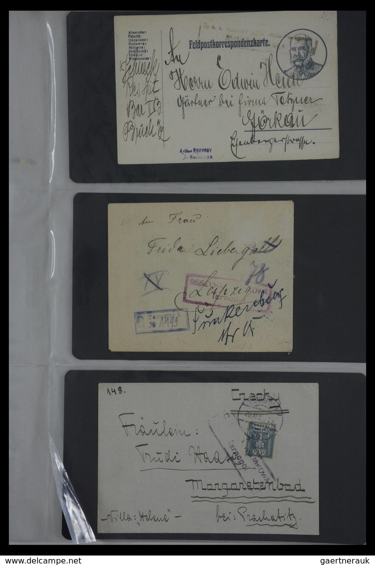 Österreich: 1914-1918: Collection of ca. 130 covers and cards of teh Austrian Fieldpost K.u.k. 1914-