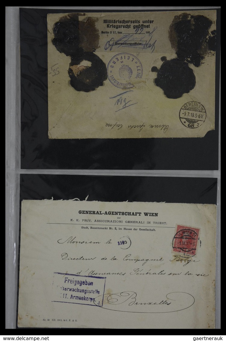 Österreich: 1914-1918: Collection of ca. 130 covers and cards of teh Austrian Fieldpost K.u.k. 1914-