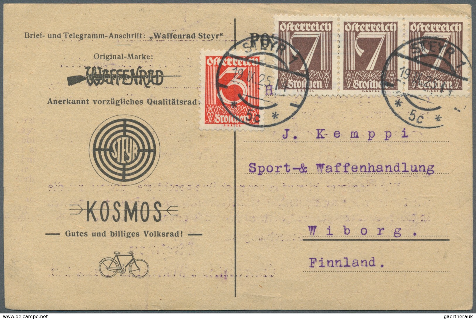 Österreich: 1925/1938 (ca.), Inter. Bestand Mit Ca. 155 Briefen Ab Schilling-Währung Dabei Viele Bes - Collections