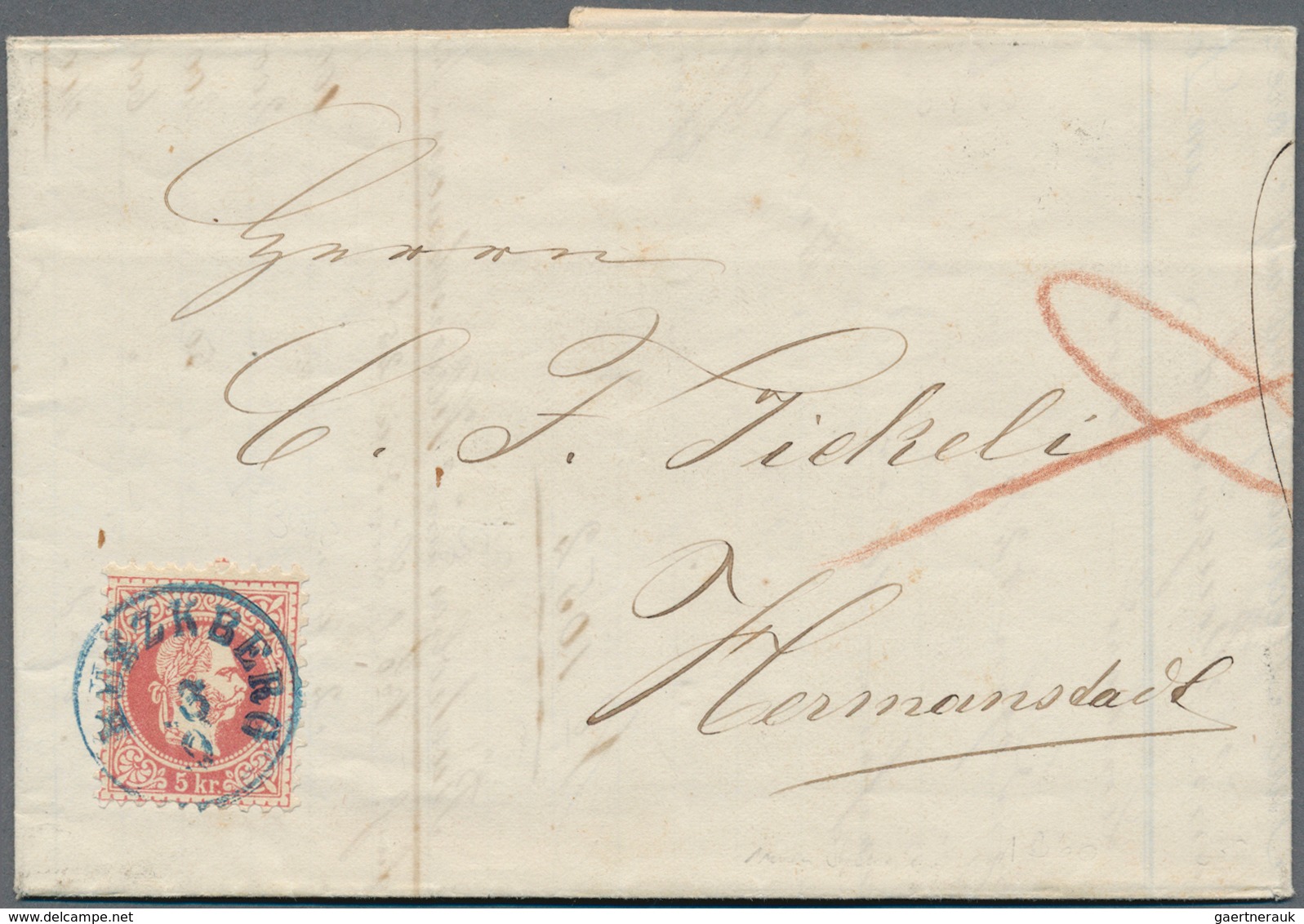 Österreich - Lombardei Und Venetien: 1850/1867. Nette Sammlung Von 18 Briefen, Alle Mit UNGARISCHEN - Lombardo-Venetien
