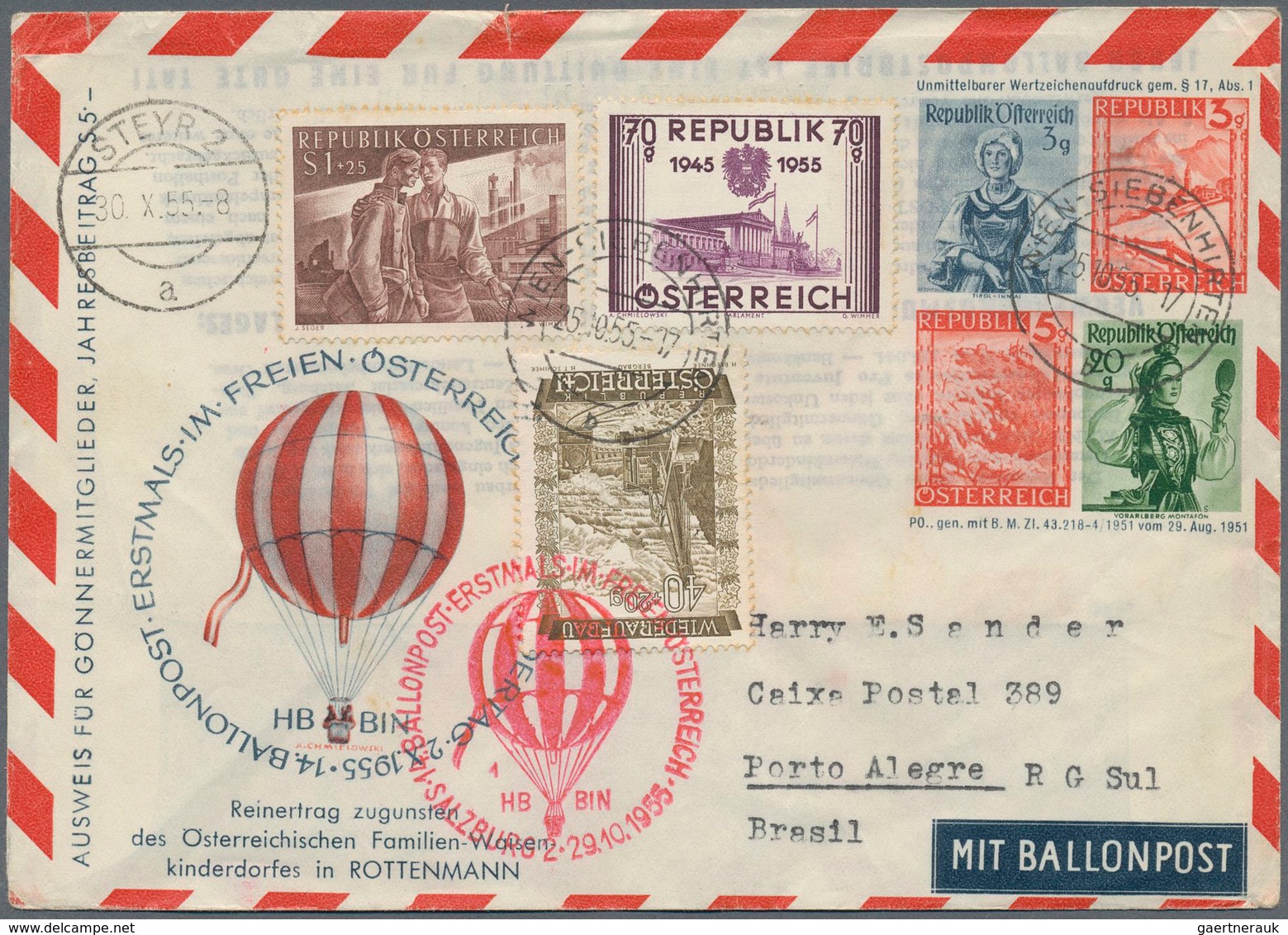 Österreich - Flugpost: 1938, Acht Bessere Briefe Mit U.a. Satzfrankaturen Der Luftpost-Ausgaben 1928 - Sonstige & Ohne Zuordnung
