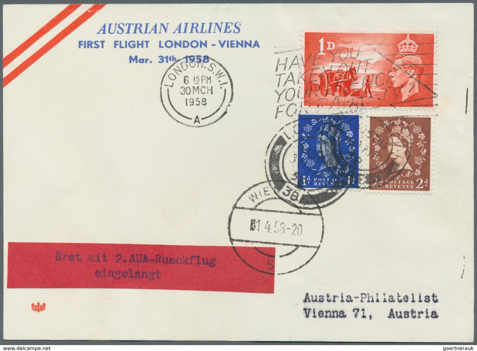 Österreich - Flugpost: 1958/1971, AUA - Austrian Airlines, Sehr Gehaltvolle überkomplette Sammlung M - Other & Unclassified