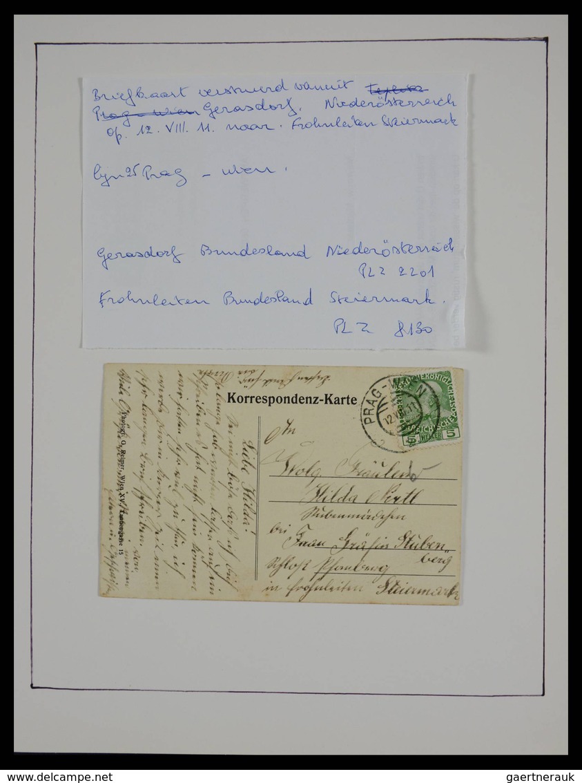 Österreich - Stempel: Beautiful Collection Railroadpost And Station Cancels Of Austria In 17 (!) Alb - Maschinenstempel (EMA)