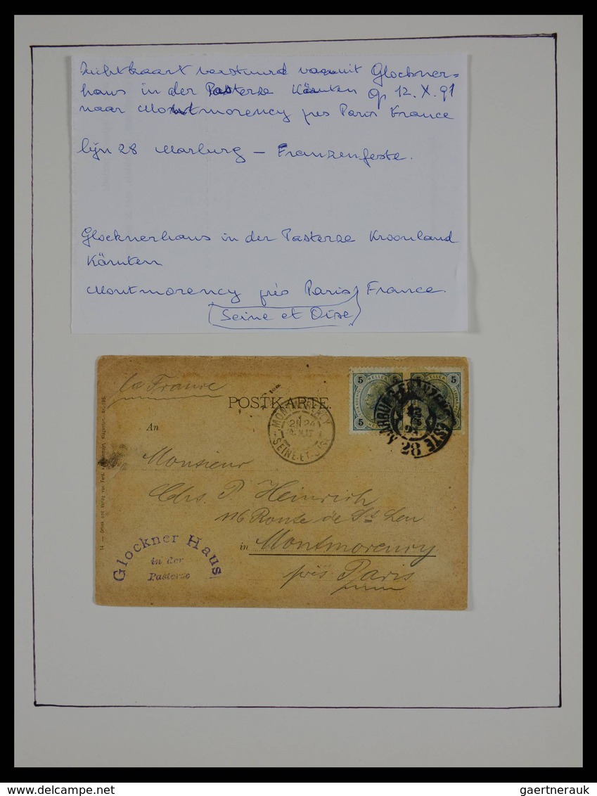 Österreich - Stempel: Beautiful collection railroadpost and station cancels of Austria in 17 (!) alb