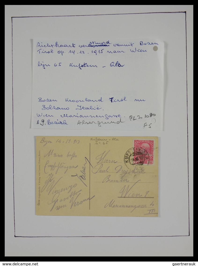 Österreich - Stempel: Beautiful collection railroadpost and station cancels of Austria in 17 (!) alb