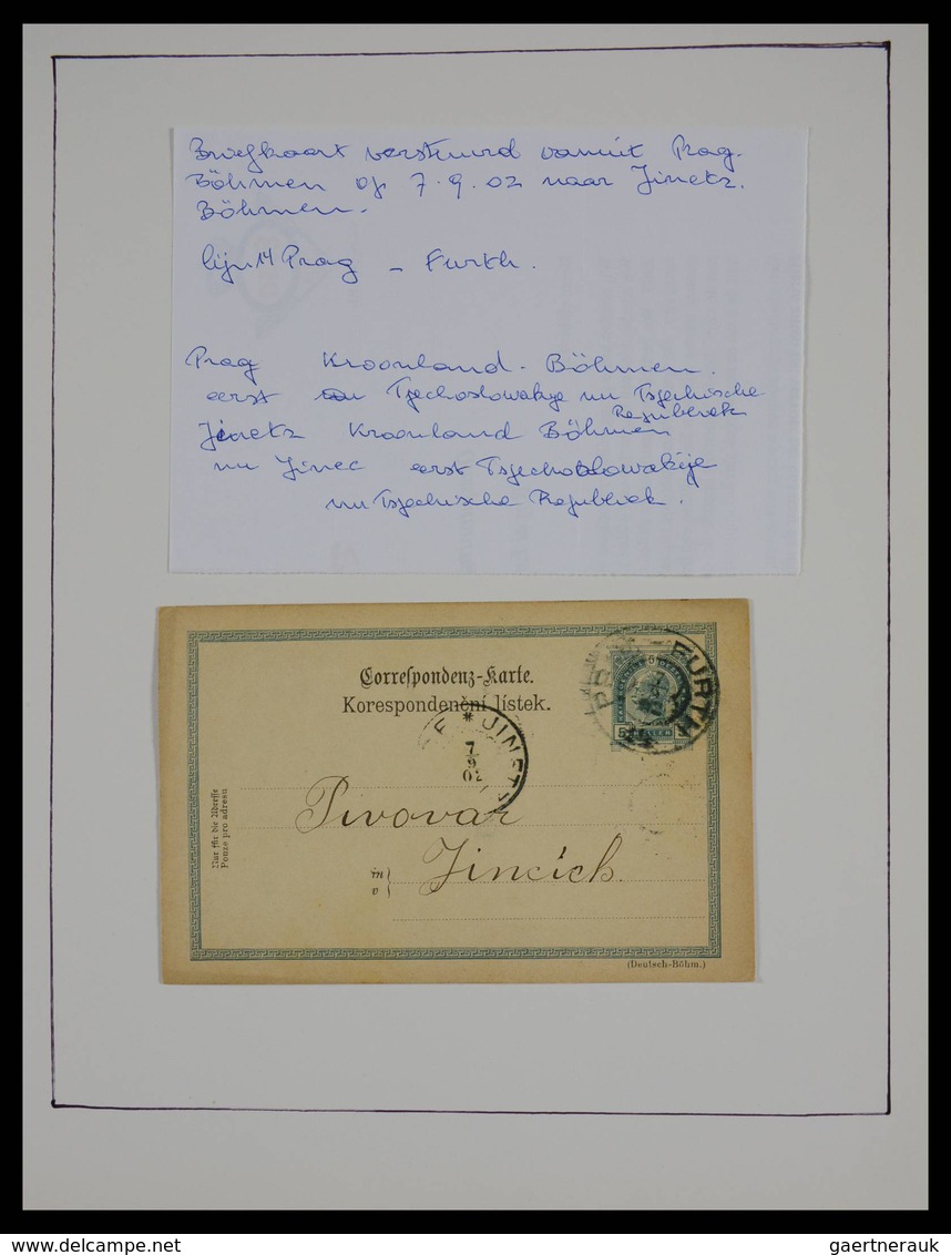 Österreich - Stempel: Beautiful collection railroadpost and station cancels of Austria in 17 (!) alb