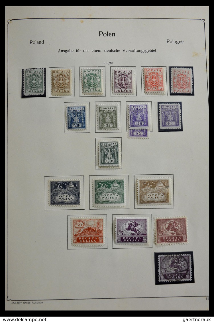 Polen: 1860-1963: Really Marvelous, MNH, Mint Hinged And Used Collection Poland 1860-1963 In Kabe Al - Storia Postale