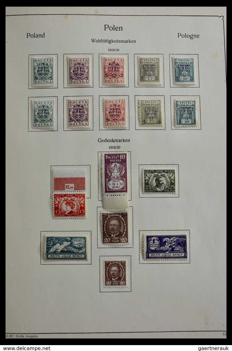 Polen: 1860-1963: Really Marvelous, MNH, Mint Hinged And Used Collection Poland 1860-1963 In Kabe Al - Briefe U. Dokumente