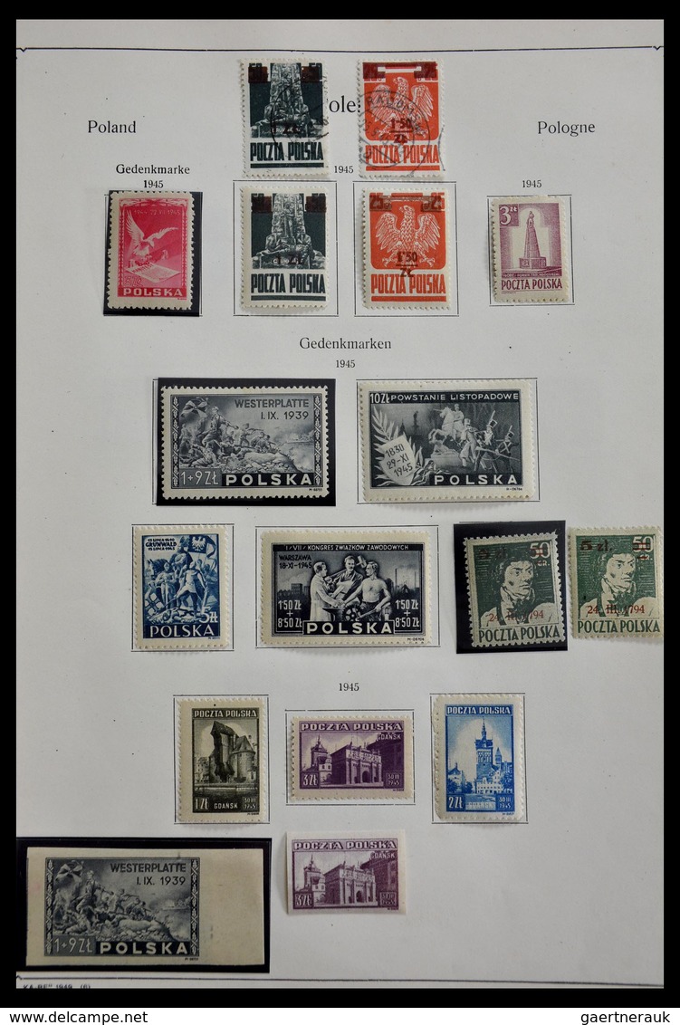 Polen: 1860-1963: Really marvelous, MNH, mint hinged and used collection Poland 1860-1963 in Kabe al