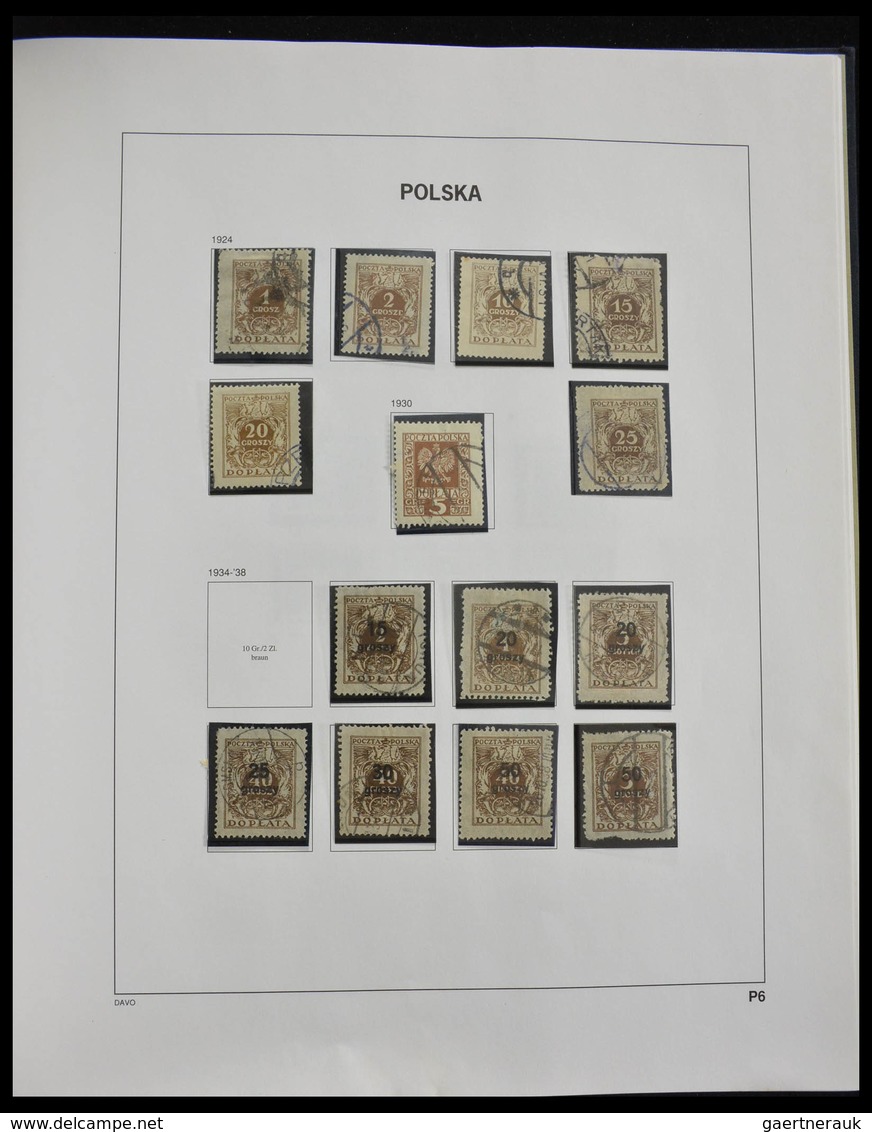 Polen: 1918-1994: Well filled, MNH, mint hinged and used collection Poland 1918-1994 in 3 Davo album