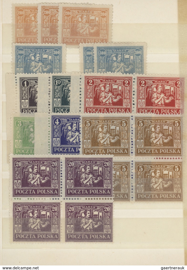 Polen: 1920/1960 (ca.), Interesting Accumulation In Glassines/small Albums/loose Material, Mainly Ol - Brieven En Documenten