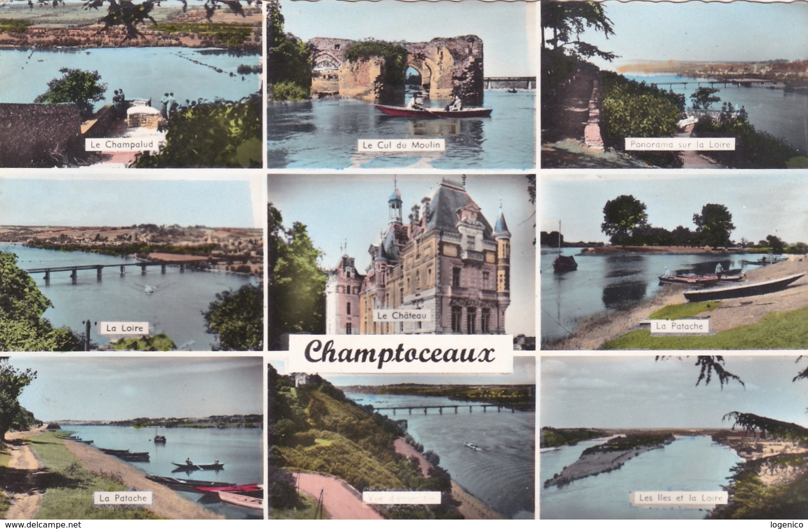 Champtoceaux  ( 49 Maine Et Loire ) Carte Multi Vues - Champtoceaux