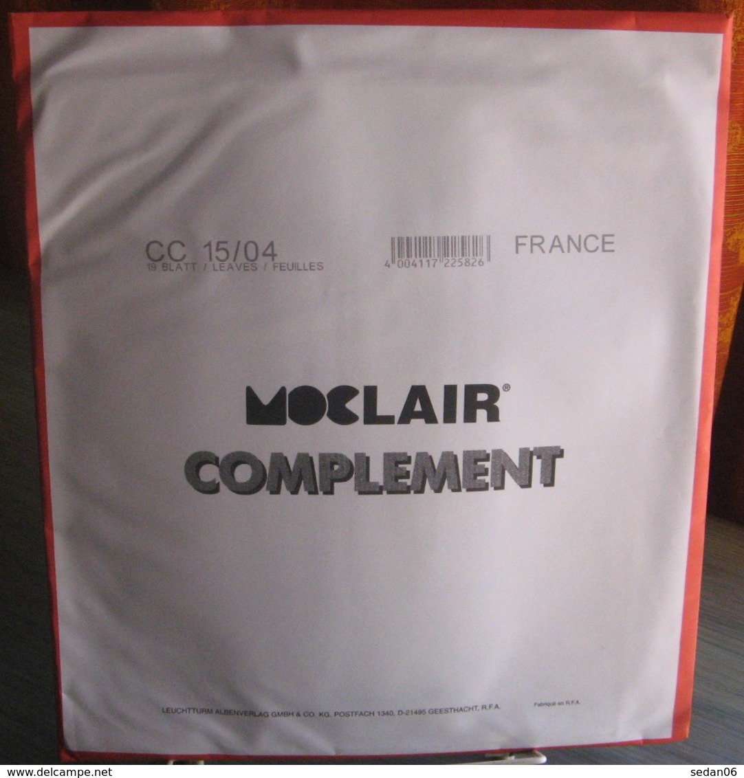 MOC - JEU FRANCE MOCLAIR 2004 (Avec Pochettes) - Pré-Imprimés