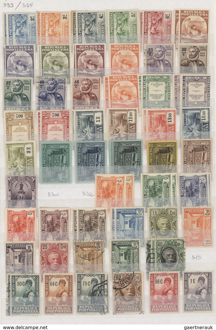 Portugal: 1853/1960, Comprehensive Accumulation/collection In A Stockbook With Strength In The Class - Other & Unclassified