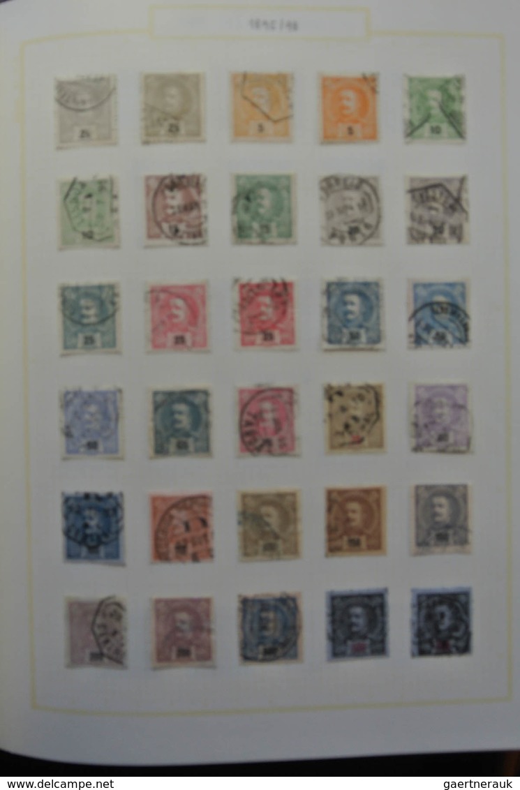 Portugal: 1853-1965: Very Well Filled, Mostly Used Collection Portugal 1853-1965 In Blanc Biella Alb - Other & Unclassified