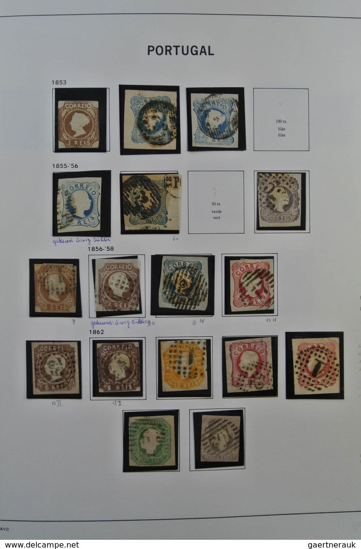 Portugal: 1853-2010: Nicely Filled, Used Collection Portugal 1853-2010 In Davo Album, Including Nice - Other & Unclassified