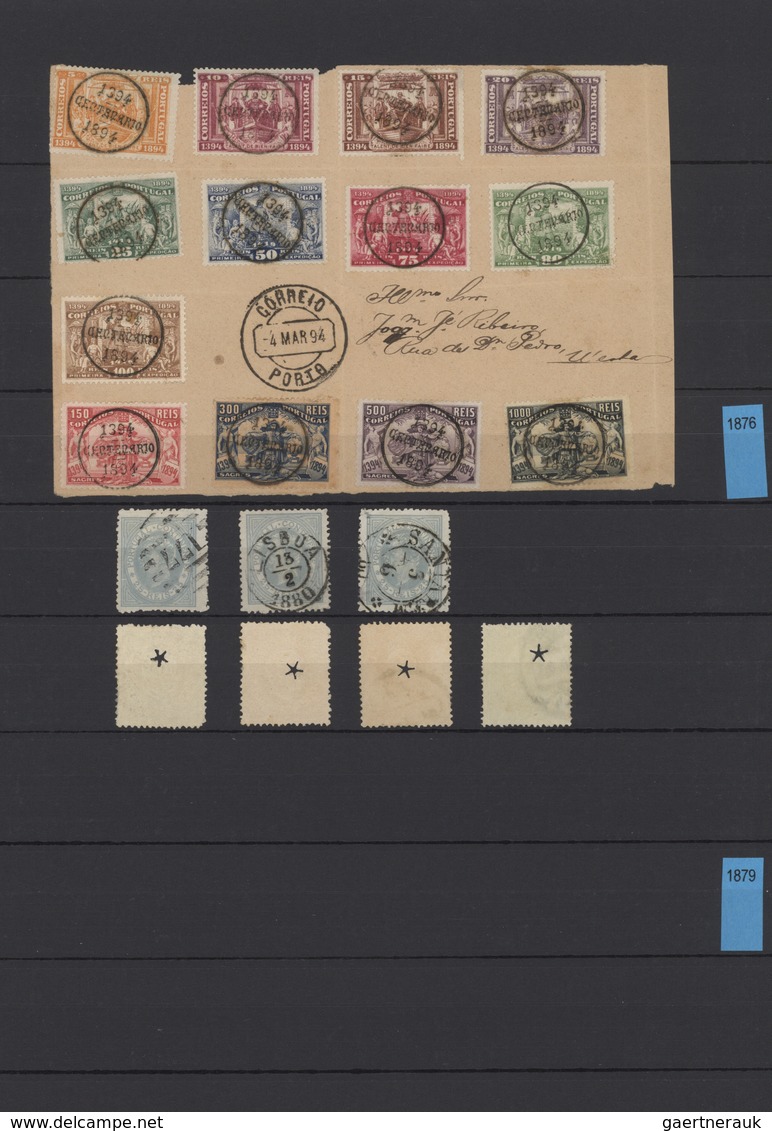 Portugal: 1880/1974, Comprehensive Mint And Used Collection On Stockpages In A Thick Binder, Well Co - Other & Unclassified