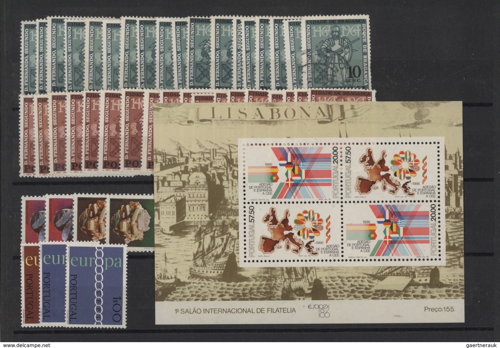 Portugal: 1928/1980 (ca.), duplicates on stockcards with many complete sets incl. better issues, pho