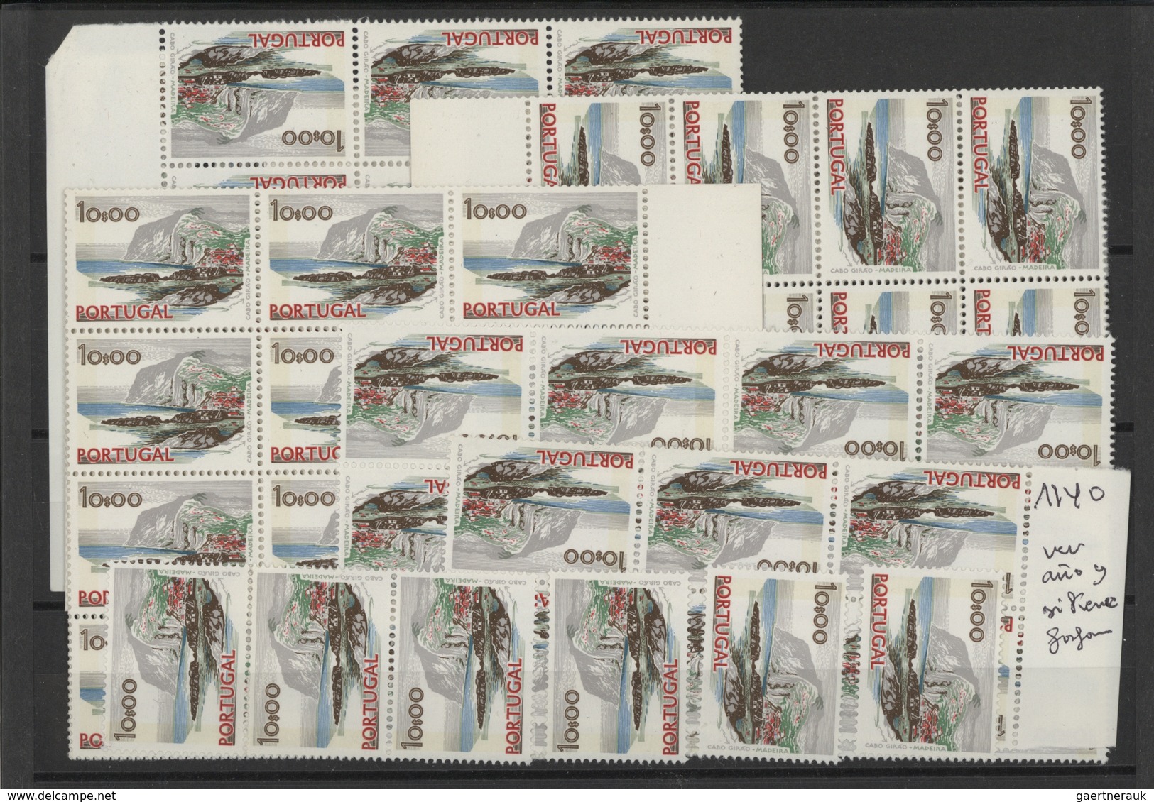 Portugal: 1928/1980 (ca.), duplicates on stockcards with many complete sets incl. better issues, pho