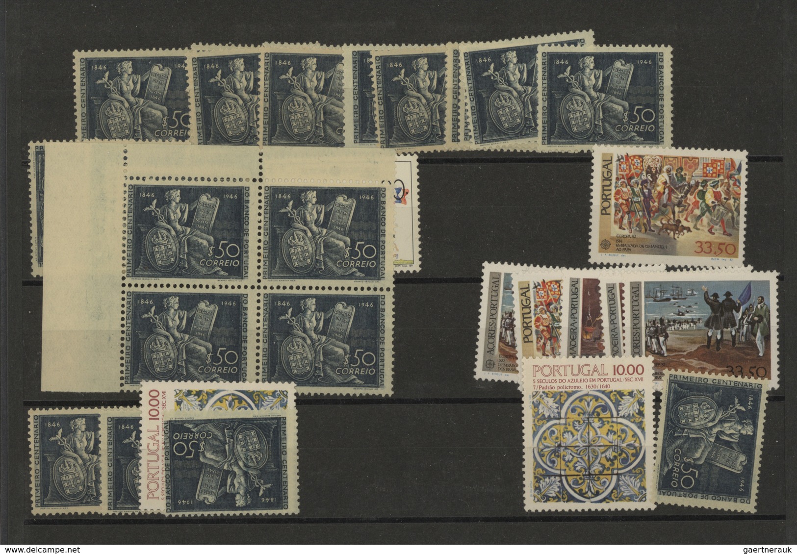 Portugal: 1928/1980 (ca.), duplicates on stockcards with many complete sets incl. better issues, pho
