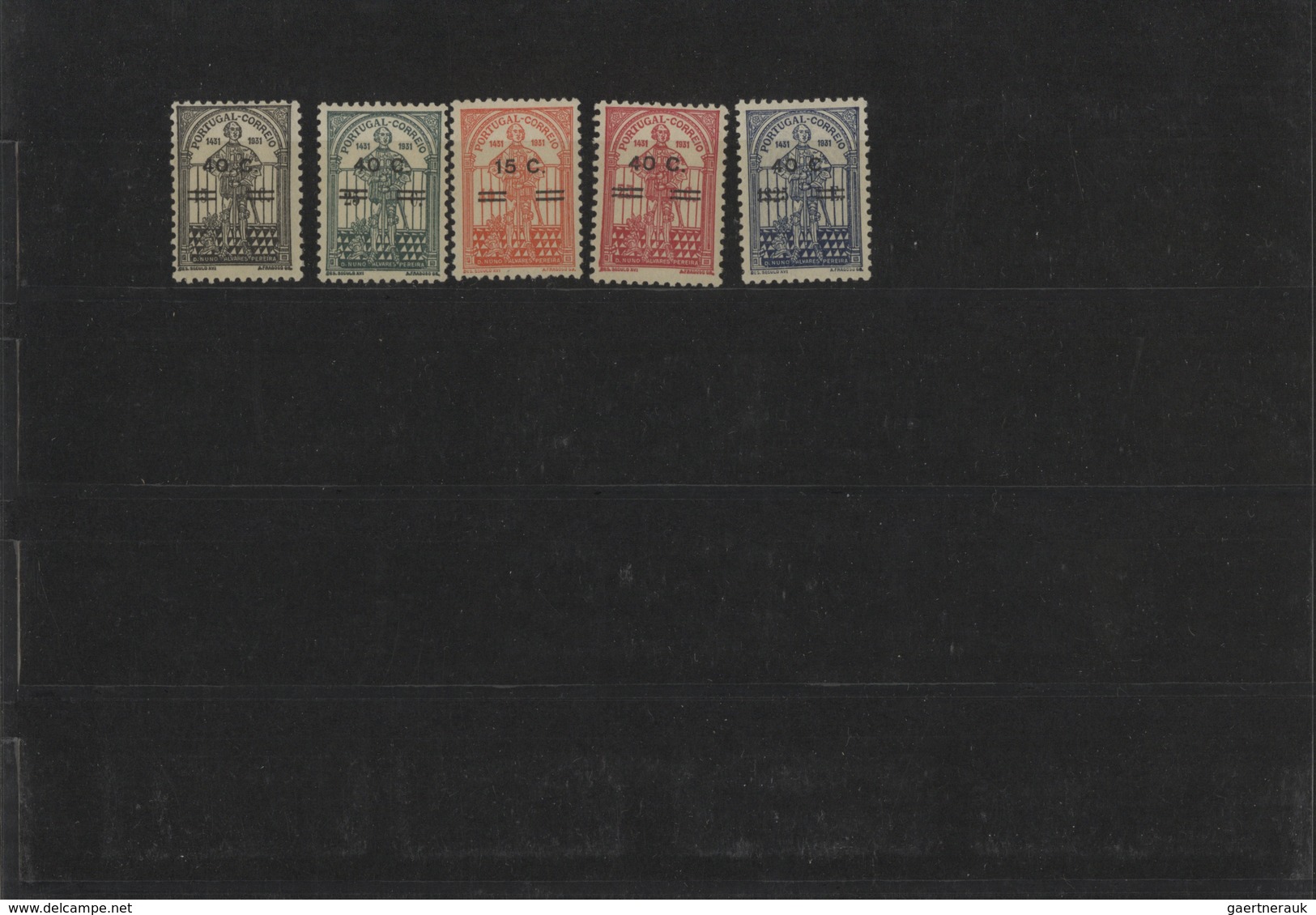 Portugal: 1928/1980 (ca.), duplicates on stockcards with many complete sets incl. better issues, pho